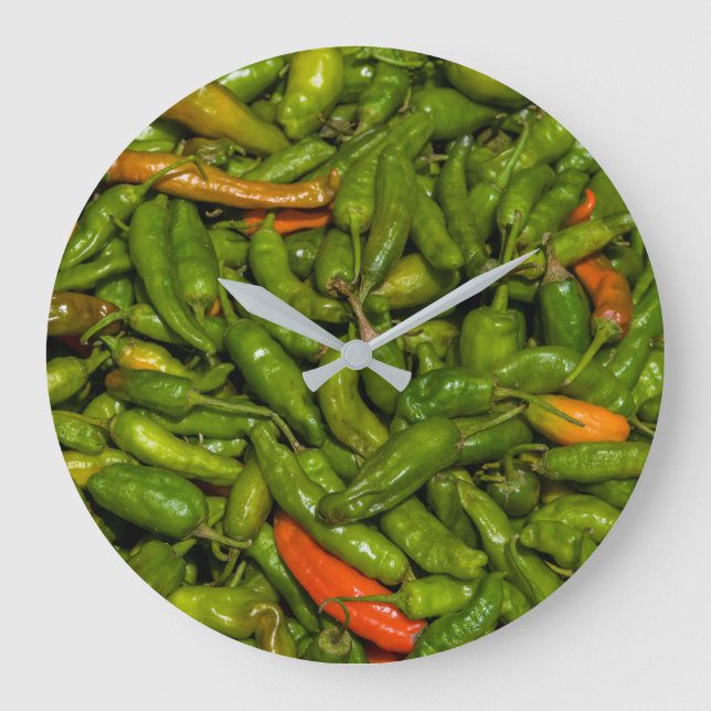 Reloj Redondo Grande Chilis En Venta En El Mercado (Anverso)