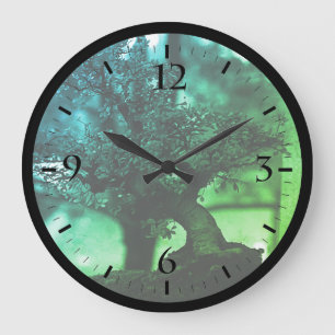 Reloj Redondo Grande China Antigua Miniatura Bonsái Maceta Grande Guili