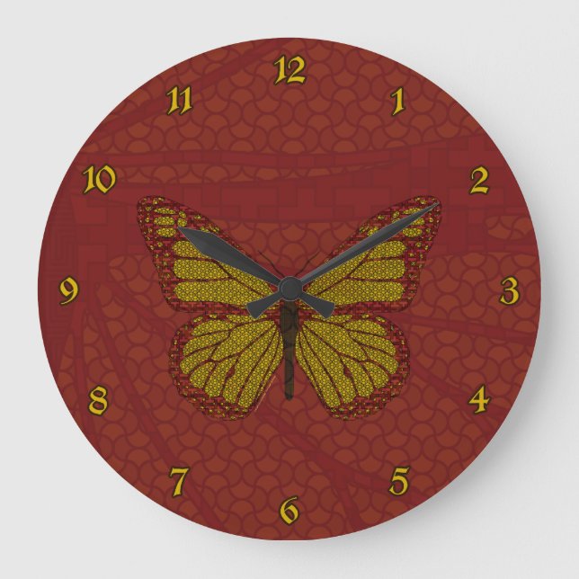 Reloj Redondo Grande Chinese Monarch Clock (Anverso)