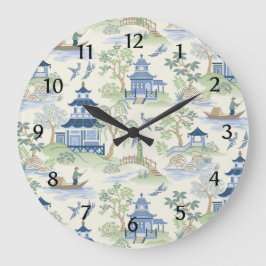 Reloj Redondo Grande Chinoiserie