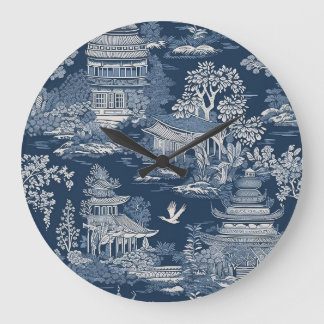 Reloj Redondo Grande Chinoiserie 2 Wall Clock