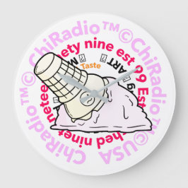 Reloj Redondo Grande CHIRadio LLC iceCream gorra