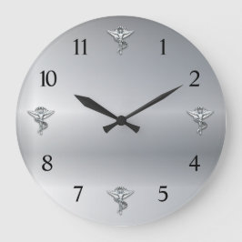 Reloj Redondo Grande Chiropráctico Emblema Quiropráctico Reloj grande