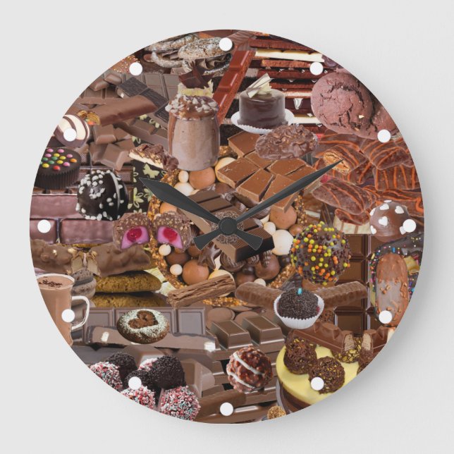 Reloj Redondo Grande Chockablock Chocs (Anverso)