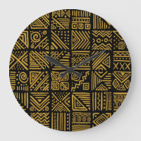 Choque africano: etnia tribal sin costuras.