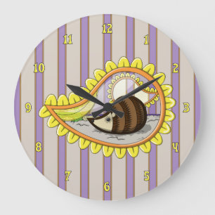 Reloj Redondo Grande Chrissy the Hedgehog Clock