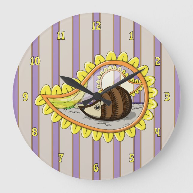 Reloj Redondo Grande Chrissy the Hedgehog Clock (Anverso)