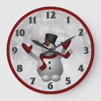 Reloj Redondo Grande Christmas