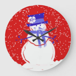 Reloj Redondo Grande Christmas Designer Wall Clocks by Serenity - Gifts