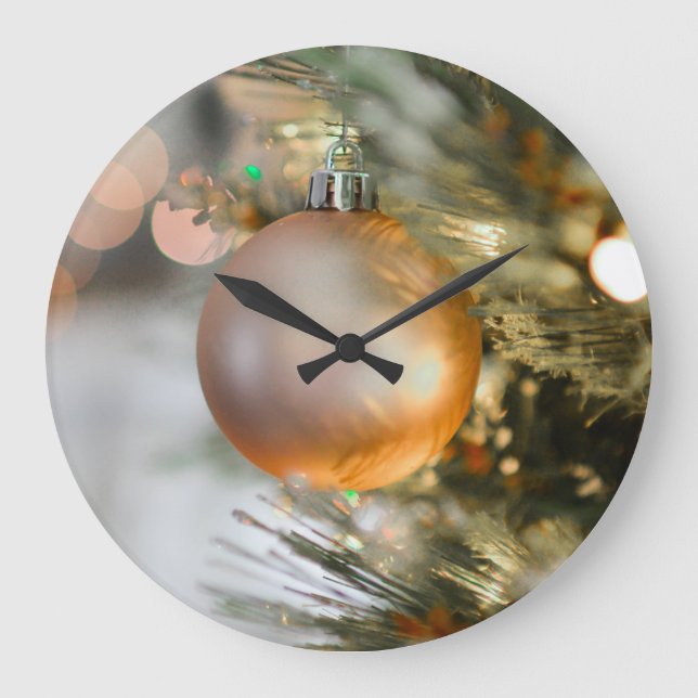 Reloj Redondo Grande christmas xmas (Anverso)