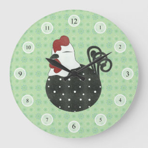 Reloj Redondo Grande Chubby Chicken