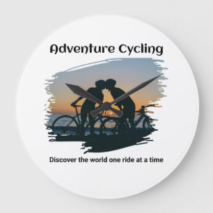Reloj Redondo Grande Ciclismo de aventura