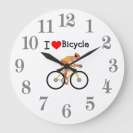 Reloj Redondo Grande Ciclista