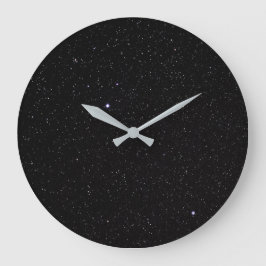 Reloj Redondo Grande Cielo nocturno con estrellas