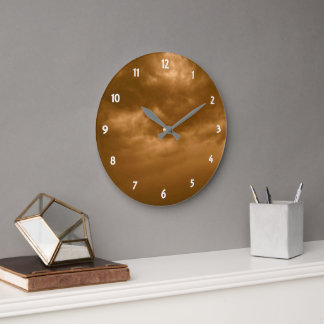 Reloj Redondo Grande Cielo nublado