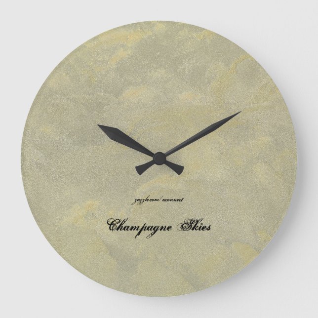 Reloj Redondo Grande Cielos de Champagne (Anverso)