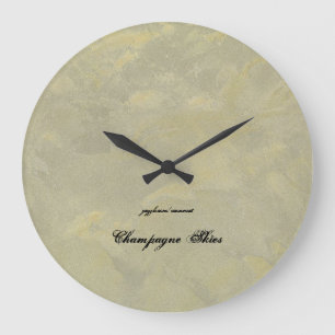 Reloj Redondo Grande Cielos de Champán