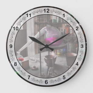 Reloj Redondo Grande Ciencia - Químico - Química para la medicina