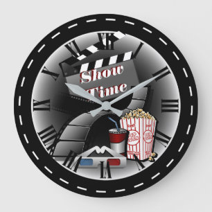 Reloj Redondo Grande Cine moderno de Showtime