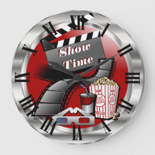 Reloj Redondo Grande Cine moderno de Showtime