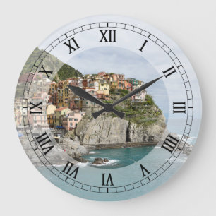 Reloj Redondo Grande Cinque Terre, Italia
