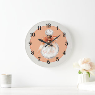 Reloj Redondo Grande Cinta para frasco de perfume Très Jolie (muy bonit