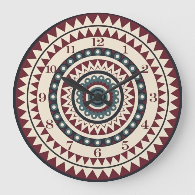 Reloj Redondo Grande Círculo Solsticio (Anverso)