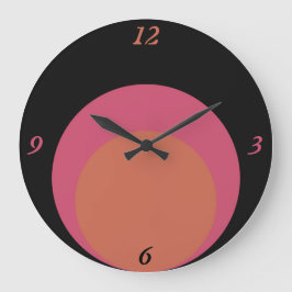 Reloj Redondo Grande Círculos de Mod