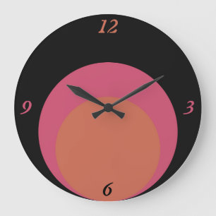 Reloj Redondo Grande Círculos de Mod