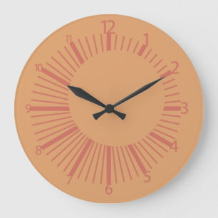 Reloj Redondo Grande Círculos desplazados de Pixelat por Masanser