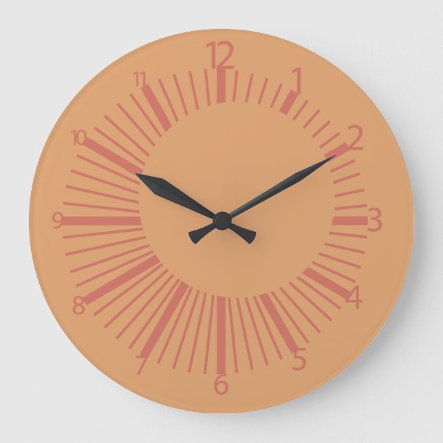 Reloj Redondo Grande Círculos desplazados de Pixelat por Masanser (Anverso)