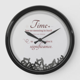 Reloj Redondo Grande Cita de tiempo