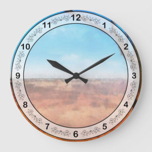 Reloj Redondo Grande Ciudad - Gran Cañón - Mis hojas se han ido