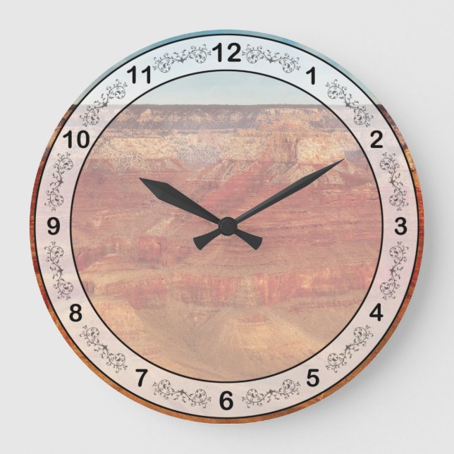 Reloj Redondo Grande Ciudad - Nevada - El Gran Cañón (Anverso)