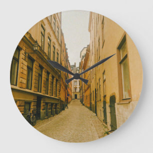 Reloj Redondo Grande Ciudad Vieja, Gamla Stan, Estocolmo, Suecia