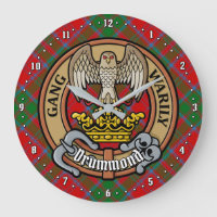 Clan Drummond Escudo sobre Tartán