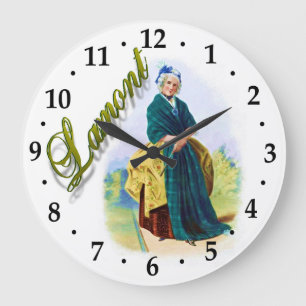 Reloj Redondo Grande Clan Lamont Scottish Dream Clock