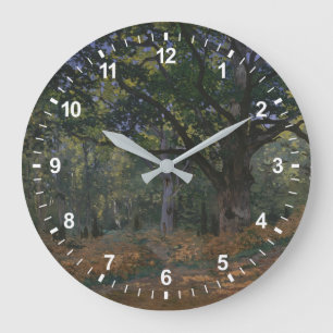 Reloj Redondo Grande Claude Monet el   el roble de Bodmer, delanteras