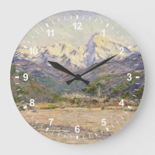 Reloj Redondo Grande Claude Monet el   el valle del Nervia
