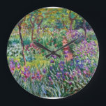 Reloj Redondo Grande Claude Monet - El jardín del artista en Giverny<br><div class="desc">Claude Monet - El jardín del artista en Giverny</div>