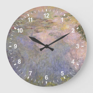 Reloj Redondo Grande Claude Monet el   la charca del Agua-Lirio