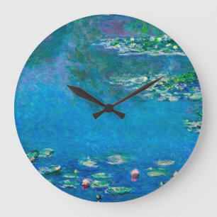 Reloj Redondo Grande Claude Monet - lirios de agua 1906