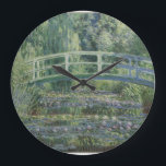 Reloj Redondo Grande Claude Monet - Nieves Y Puente Japonés<br><div class="desc">Claude Monet - Nieves Y Puente Japonés</div>