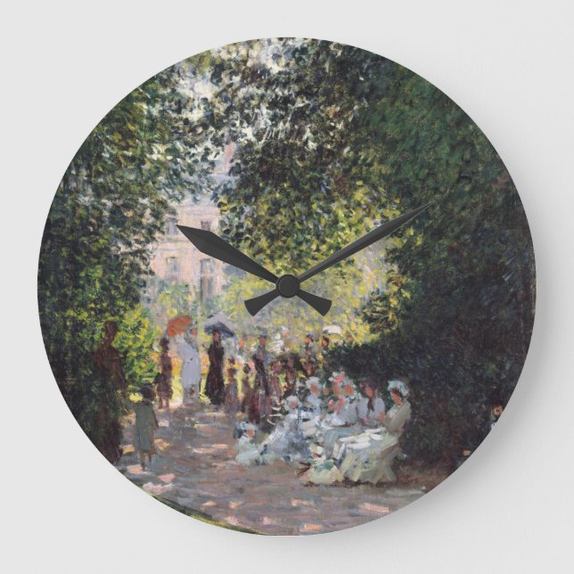 Reloj Redondo Grande Claude Monet | Parc Monceau (Anverso)