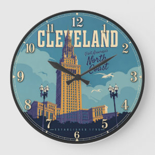 Reloj Redondo Grande Cleveland Ohio