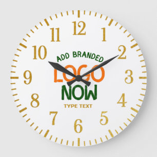 RELOJ REDONDO GRANDE CLIENTE DE MODA BLANCO LIMPIO CONTEMPORÁNEO SIMPLE