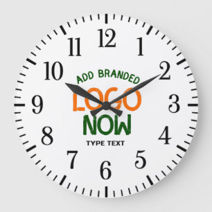 RELOJ REDONDO GRANDE CLIENTE SENCILLO Y LIMPIO DE MODA BLANCO