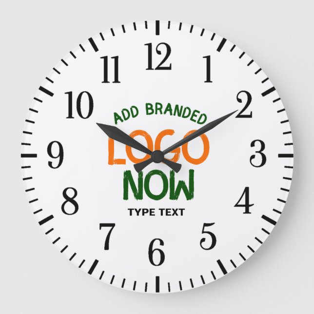 RELOJ REDONDO GRANDE CLIENTE SENCILLO Y LIMPIO DE MODA BLANCO (Anverso)