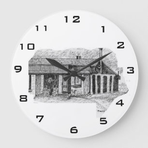 Reloj Redondo Grande Clock Country Store