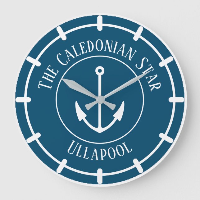 Reloj Redondo Grande Clock for a Boat. Ship's Large Clock (Anverso)